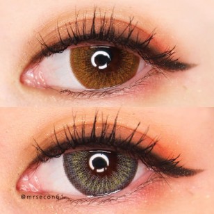 LENSME Mega Look M3 BROWN(月拋)